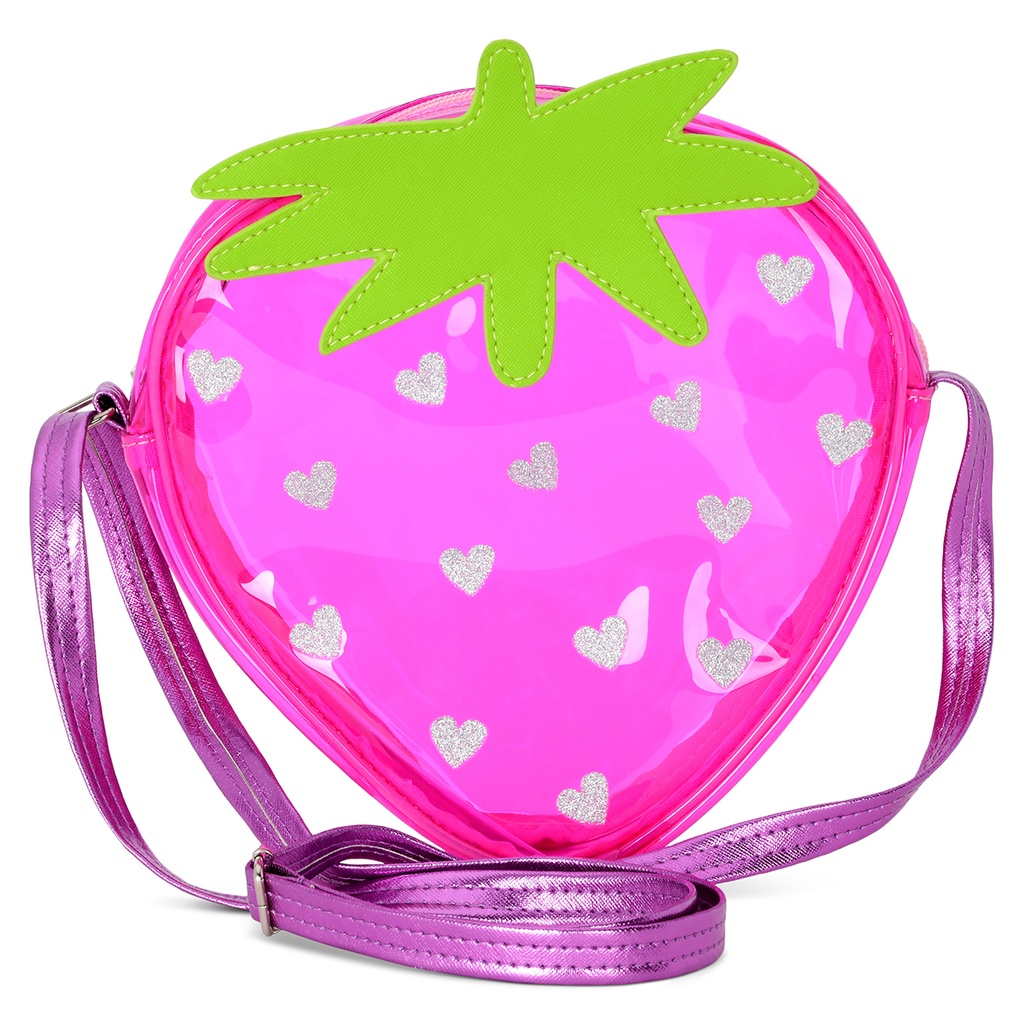 Strawberry Print Pattern Crossbody Bags